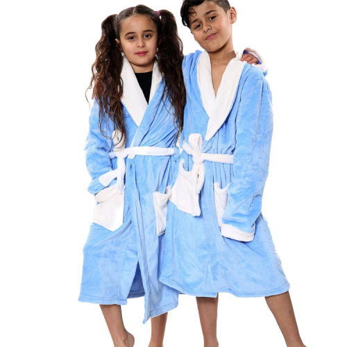 kids fleece bathrobe