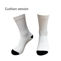 Factory Wholesale Custom Sublimation Socks: Blank Printing White Socks1