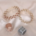 Trendy 2-in-1 Telescopic Ring Bracelet with Gold/Silver Plating - Perfect Gift for Parties1