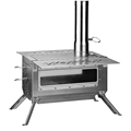 Portable Wood Burning Stove for Camping Tents - Stainless Steel Hot Heater1