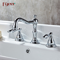 Fyeer Traditional Deck-Mounted 3-Hole Bathroom Basin Faucet1