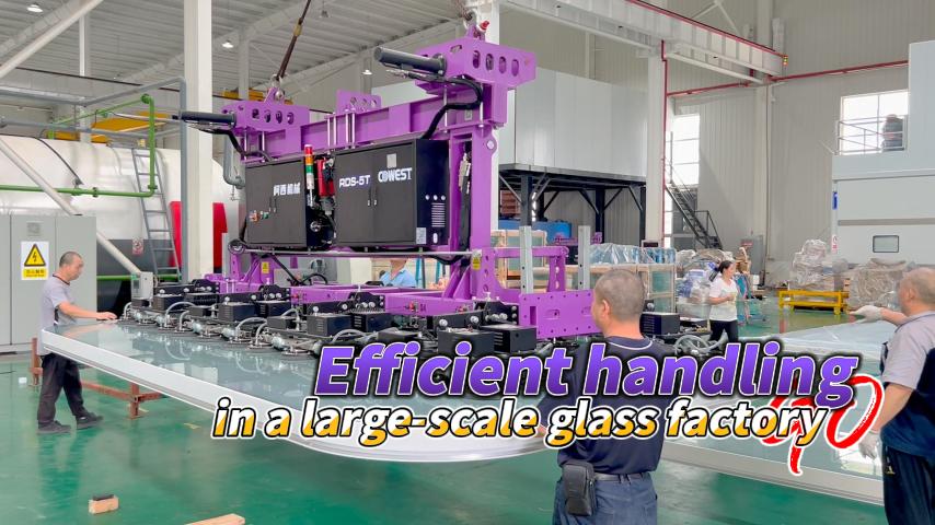 Efficiënte behandeling in een grootschalige glazen fabriek