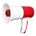 Portable Rechargeable Plastic Megaphone Speaker with Wireless Functionality1