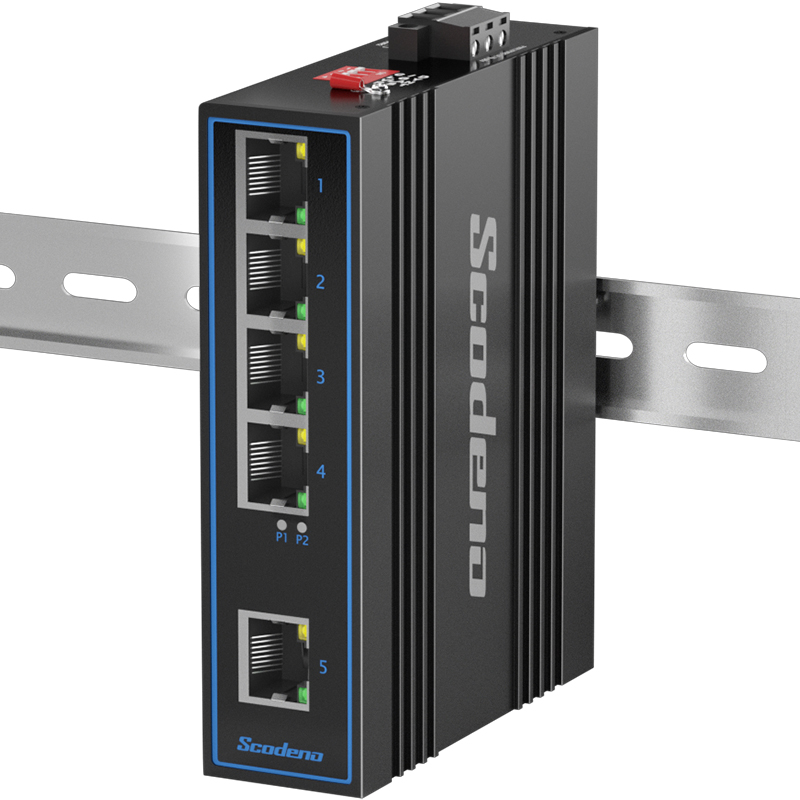 Switch Ethernet Industrial de Gigabit de 5 puertos