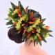 Pettine di capelli di fiori pikake artificiali fatti a mano