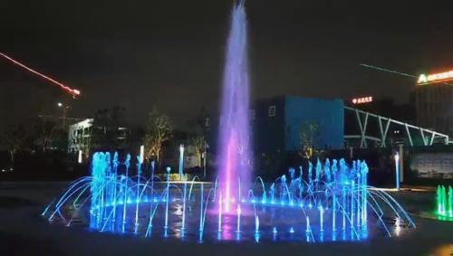 Music Fountain in Sports Park, Dezhou City, Shandong Province