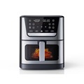2025 Neues Design, 8–10 l, digitales LED-Display, Küchenofen, multifunktionale ölfreie Luftfritteuse für schnelles Kochen, Pizza-Fritteuse, Ofen1