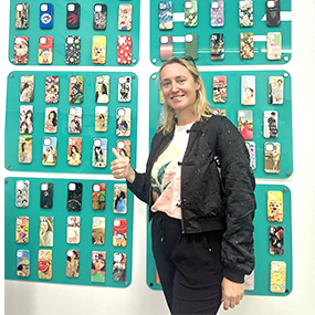 custom phone case exhibition