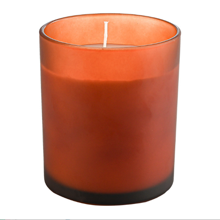 330ml Amber Glass Candle Jar