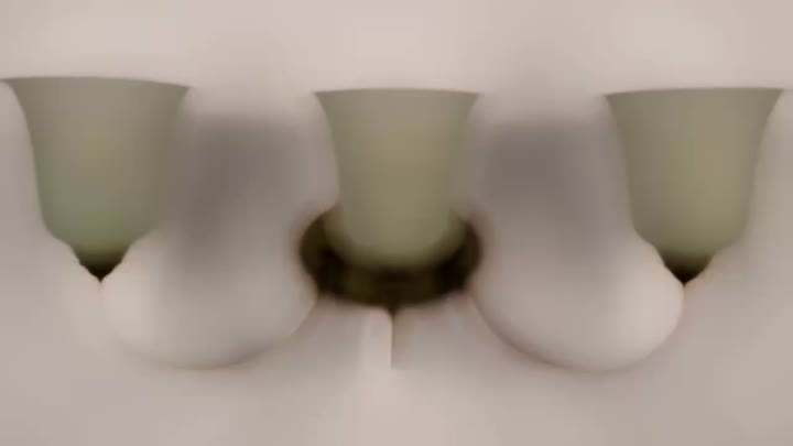 3-Light Vanity Light ORB Indoor Wall sconce