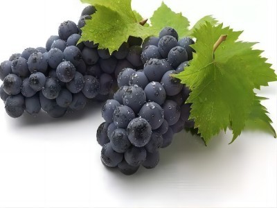 ¿El Hoarfrost en la superficie de las uvas de residuos de pesticidas?