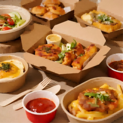 Eco-friendly Kraft Paper Packing Container