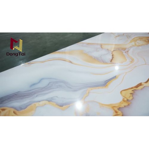 UV Marble Arkusz Wewnętrzny PVC Wewnętrzna dekoracja ściany
