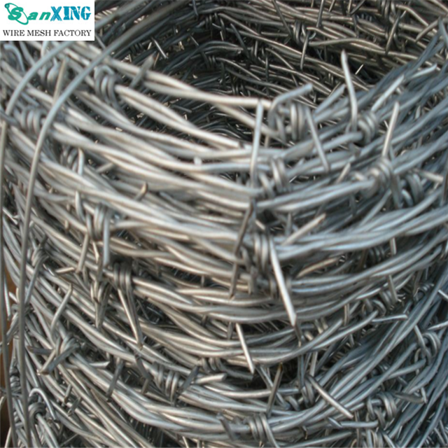 2022 // Sanxing // China Wholesale ราคาถูกใช้ Barb Wire สำหรับขาย // ลวดหนามที่มีหนาม/ลวดหนาม