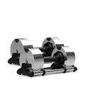 2024 Top Selling Adjustable Dumbbell Set: 24KG/52lb Steel Chromed Fitness Equipment for Home and Gym1