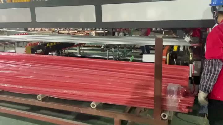 Ensacheuse de profilés en aluminium multi-pièces