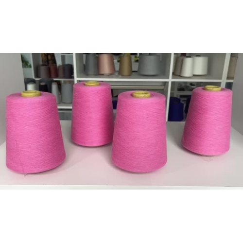 Pink rose yarn