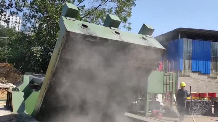 Prensa de baling de metal de chatarra de servicio pesado