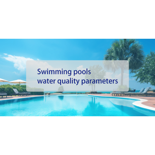 What parameters should be monitored in swimming pools?