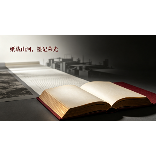 Paper carries mountains and rivers, ink records glory | With the power of printing, preserve the memory of the times