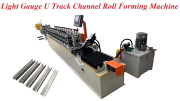 Light Gauge U Track Channel Roll Forming Machine