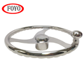 FOYO Brand Marine Boat Stainless Steel 3 Spokes Sports Steering Wheel1