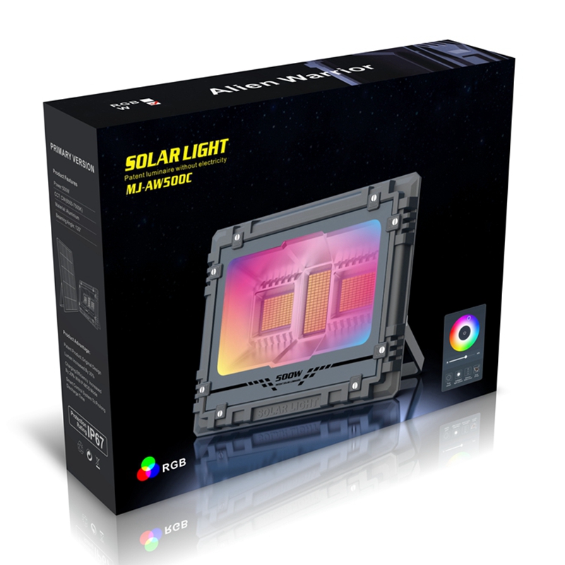 AW Solar LED Projecteur RVB