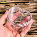 Love Transparent Plastic Heart-Shaped Gift Boxes - Wedding Souvenir Candy Boxes Acrylic Gift Boxes1