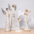 Custom Cross-Border Doll Resin Crafts: Angel, Flower Bouquet, Pigeon, Iron Wings Design Characters1