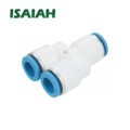 Pneumatic One Touch Y-Type Three Way Flame Retardant Quick Connector1