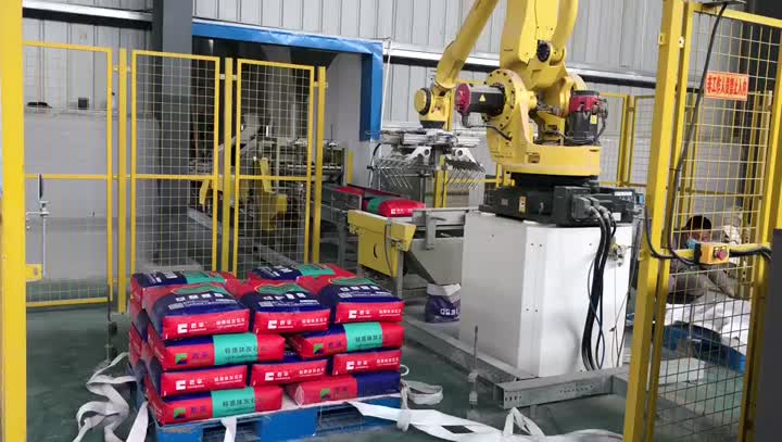 Полностью автоматическая упаковка и паллета System-1