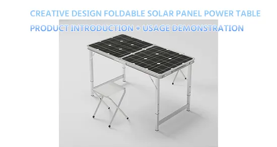100W High-Efficiency Monocrystalline Silicon Portable Foldable Solar Panel Camping Table IP68 Waterproof1