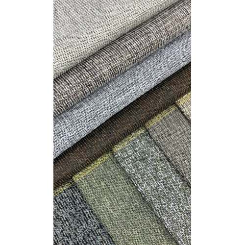 Tissu d'ameublement moderne et durable d'aspect lin