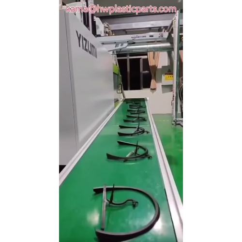 Black frame plastic parts injection
