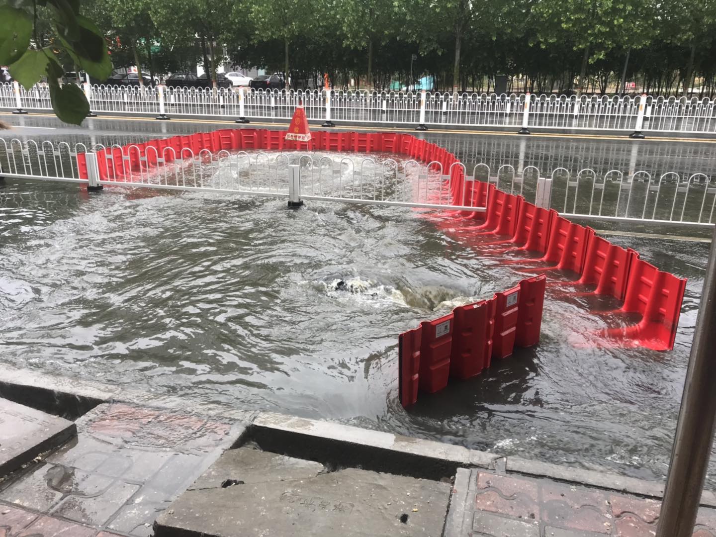 Denilco flood boxwall utilizzato in Zhengzhou Flood