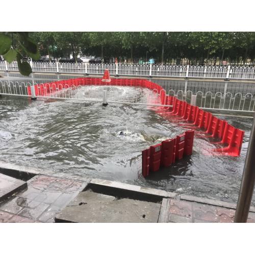 Защитная стенка Denilco от наводнения использовалась во время наводнения в Чжэнчжоу