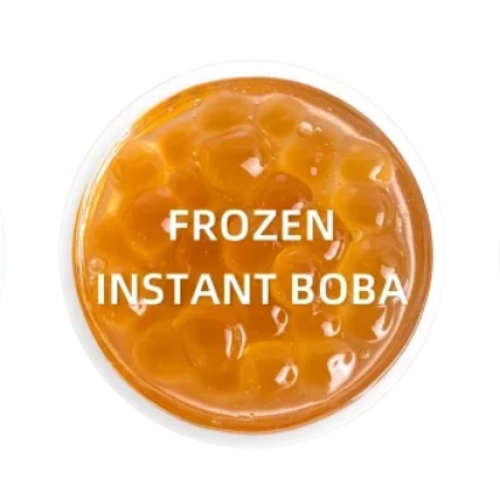 What raw materials are made from frozen instant boba?