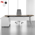 Simple and modern president table single office furniture executive table manager desk chair1