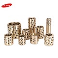 Self-Lubricating Shoulder Bronze Bushings with Graphite Plugs1