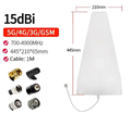 4G LTE Yagi LPDA 12dBi Outdoor Booster Repeater Amplifier Directional Antennas1