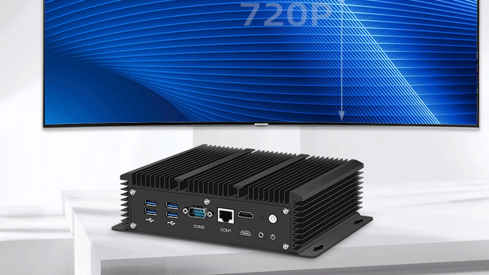 X44 Промышленный брандмауэр мини -ПК
