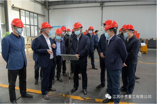 Mayor Zhou Bin led a team to our company to investigate the cultivation of specialized, refined, distinctive and innovative enterprises and the work of enterprise shareholding reform and listing