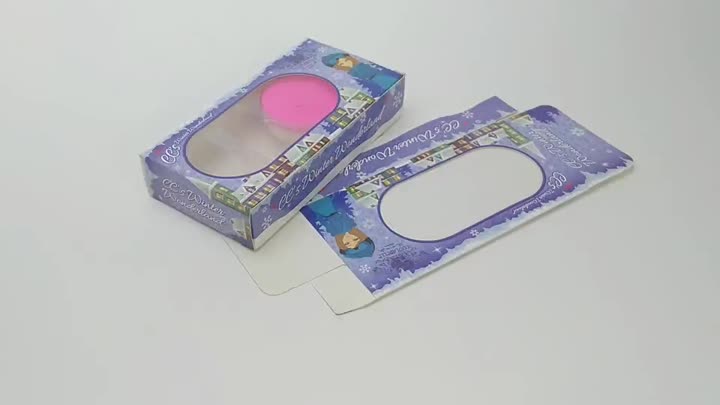 Nail polish set box packaging paper