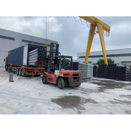 11KV steel utility electric poles will be delivered to Bangladesh