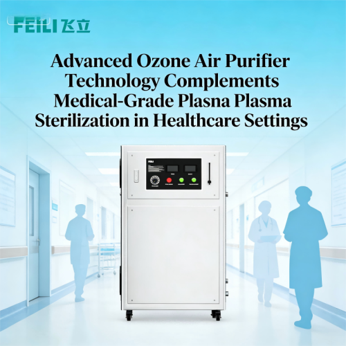 Tecnologia avançada de purificador de ar de ozônio complementa a esterilização por plasma de nível médico em ambientes de saúde