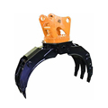 Versatile Grapple Attachments for Factory Excavators: Handling Wood, Logs, Rocks, Steel, Stone, and Scrap1