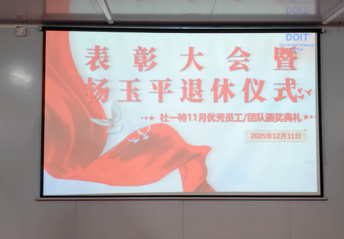 DOIT 11 月カンファレンス: 表彰とヤン・ユピン氏の引退