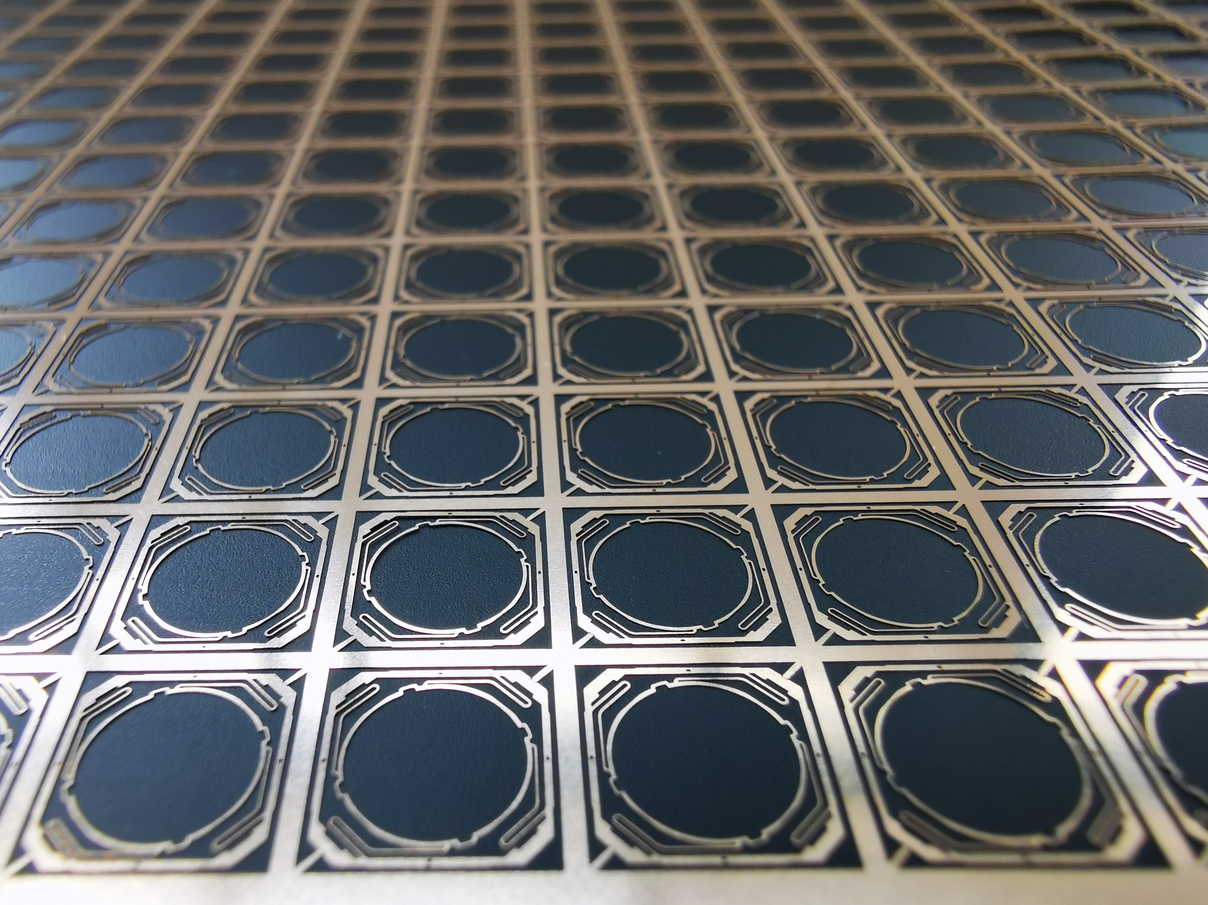 Metal Etching Burr-free Surface VCM Spring Sheet  