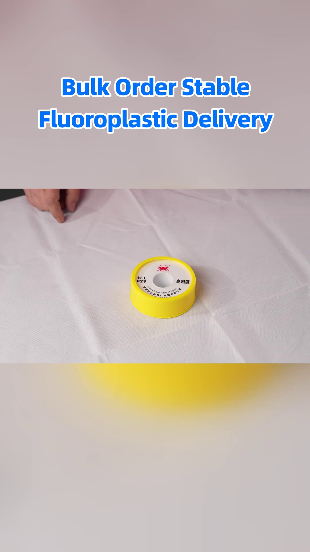 Cordón de sellado de PTFE duradero para un sellado confiable en aplicaciones industriales y de plomería