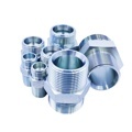 Male Thread Hydraulic Barb Nipple and Crimp Hose Fittings1